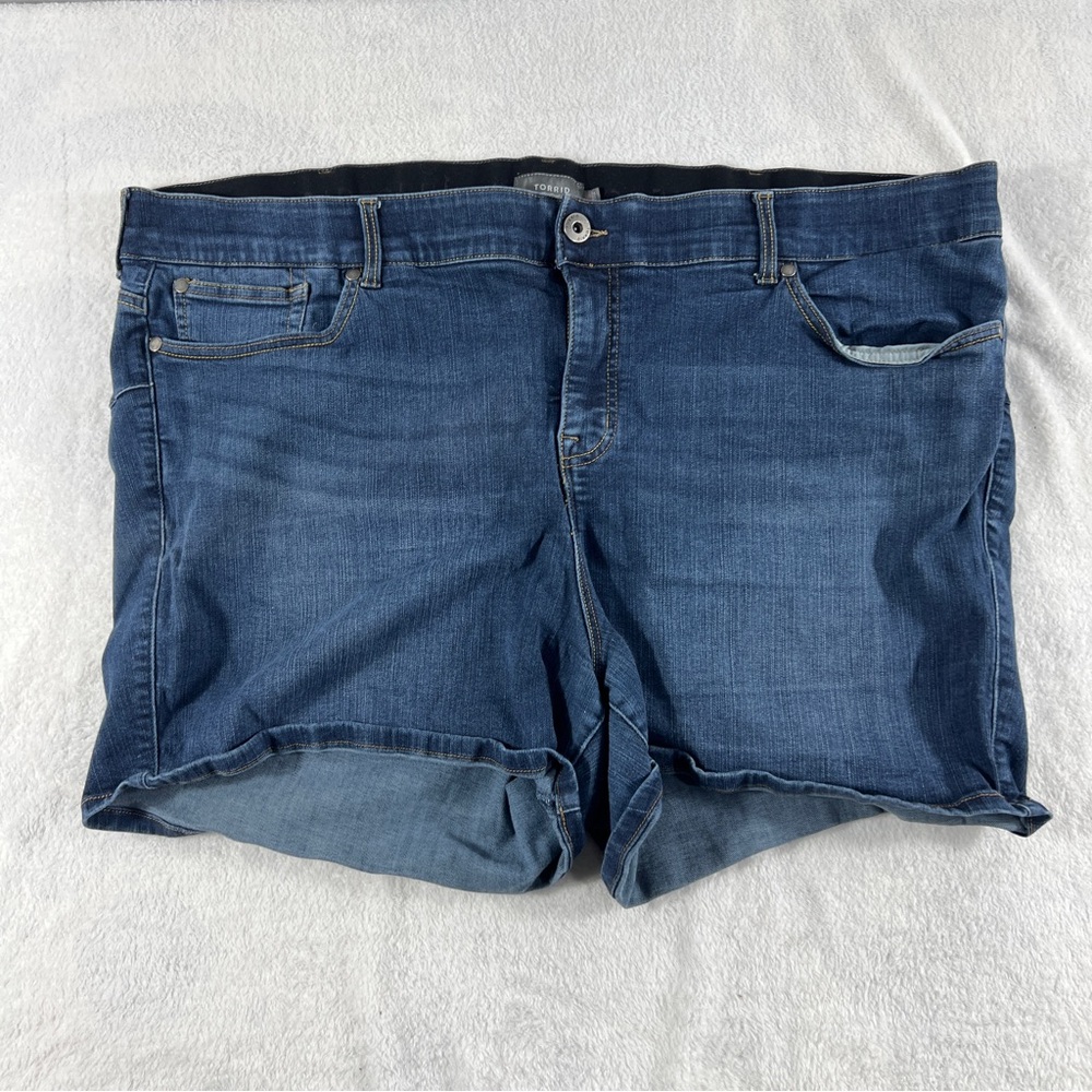 Womens Torrid Denim Stretch Shorts 0579